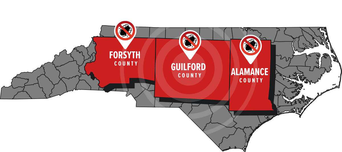 Service Area Map Greensboro NC