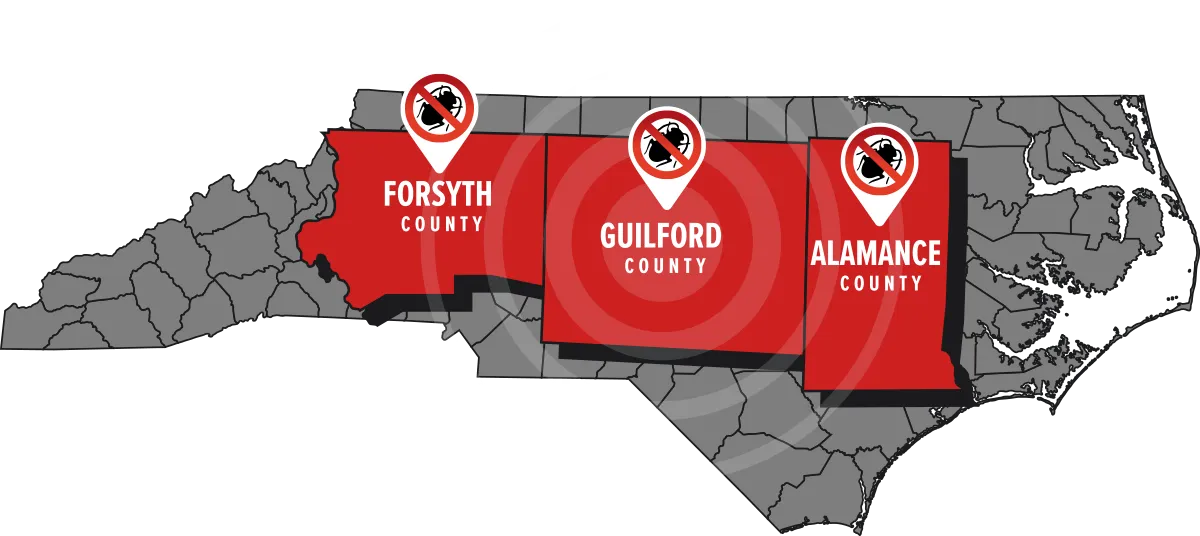 Service Area Map Greensboro NC